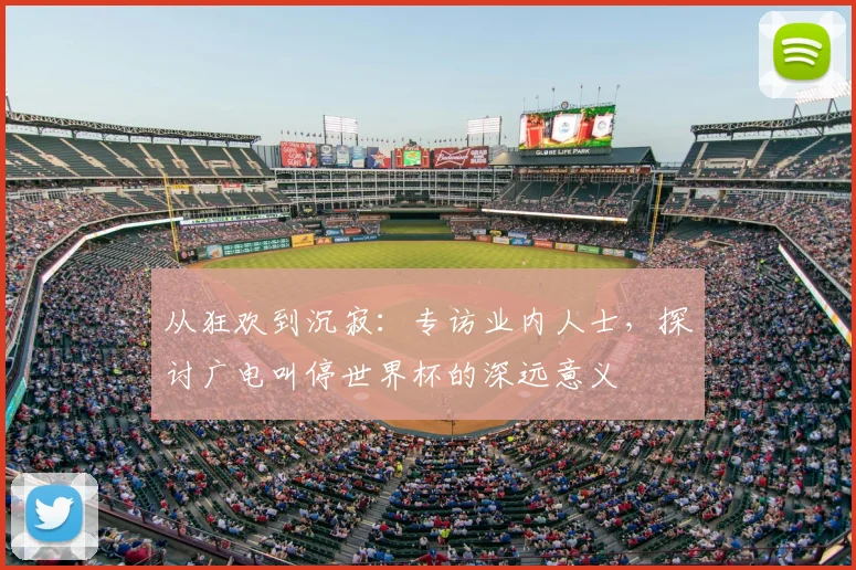 从狂欢到沉寂：专访业内人士，探讨广电叫停世界杯的深远意义